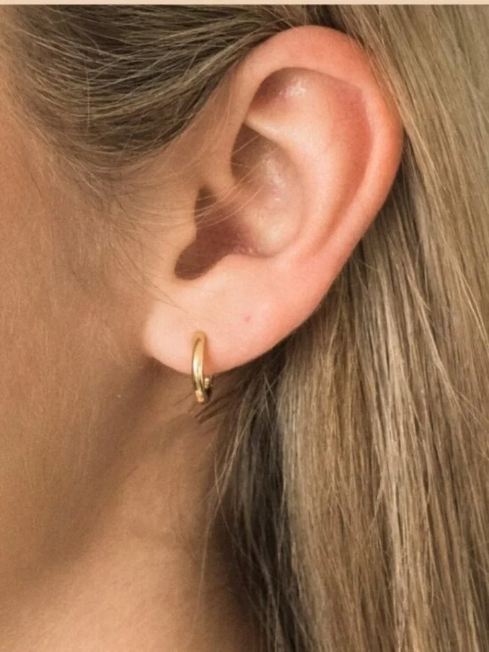 Gold Mini Hoop Earrings